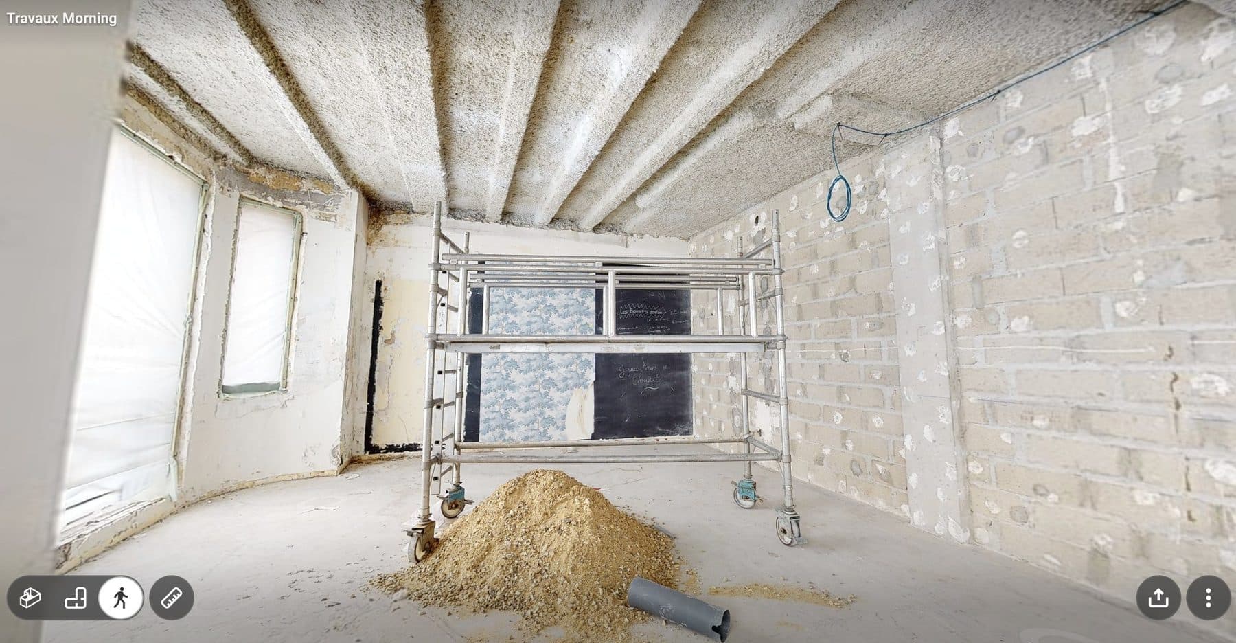 État initial du plateau avant travaux